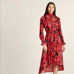 Nanette Red floral maxi dress sz. 6